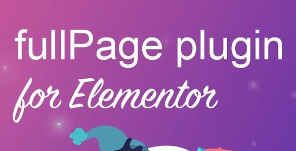 fullPage.js Elementor Free Download