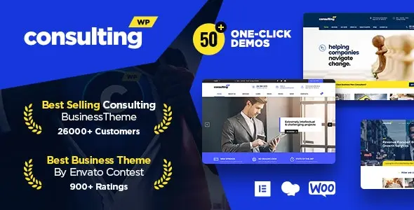 Consulting - Business, Finance WordPress Free Theme
