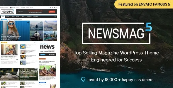 Newsmag - Newspaper & Magazine WordPress Free GPL Theme