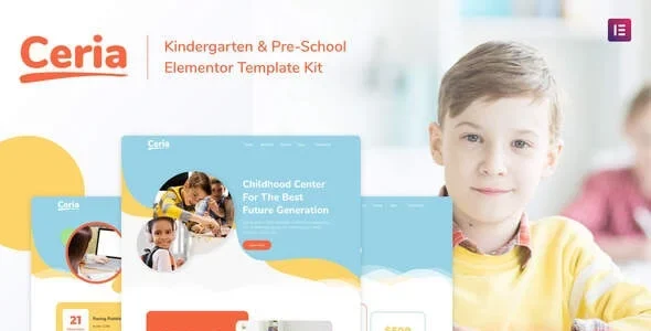Ceria - Kindergarten & Pre-School Elementor Template Kit