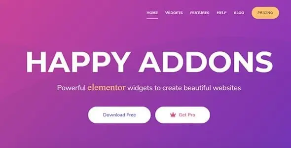 Happy Elementor Addons Pro Free Download with GPL
