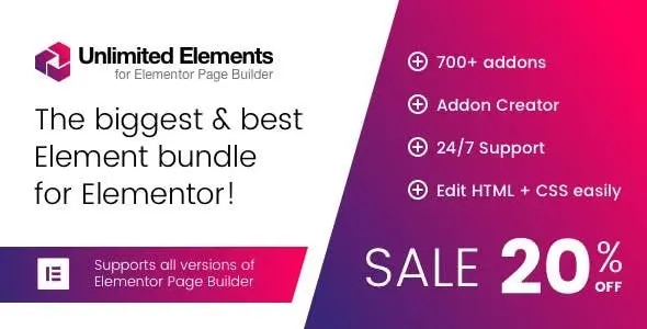 Unlimited Elements for Elementor Free Download With GPL
