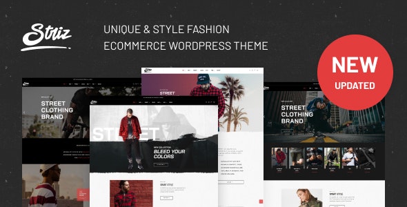 Striz – Fashion Ecommerce WordPress Theme