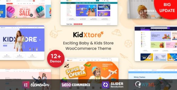 KidXtore – Baby Shop and Kids Theme Free Download