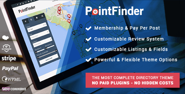 PointFinder Theme Free Download With GPL