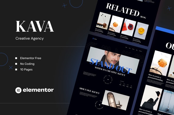 Kava - Creative Agency Template Kits