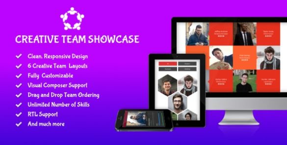 Creative Team Showcase – Team Showcase Plugin for WordPress