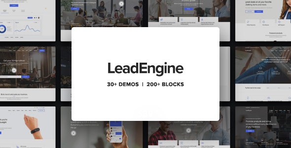 LeadEngine WordPress Theme Free Download Wit GPL