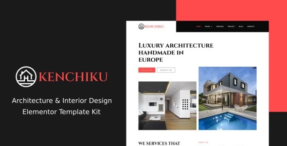 Kenchiku Free Elementor Template Kit 