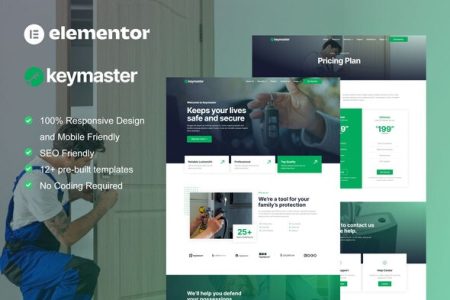 KeyMaster  Elementor Template Kit Free Download