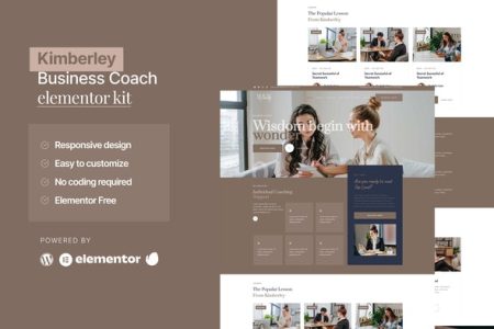 Kimberley  Elementor Template Kit Free Download