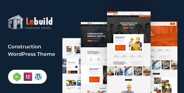 Lebuild - Construction Company WordPress Theme