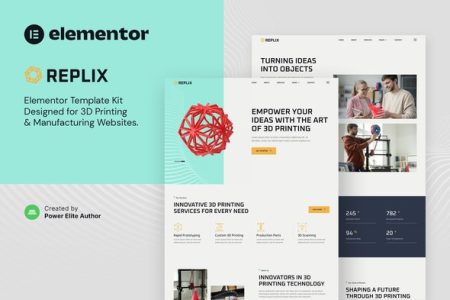 Replix Elementor Template Kit Free Download