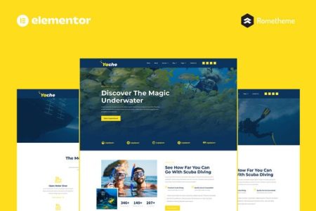 Yache  Elementor Template Kit Free Download 