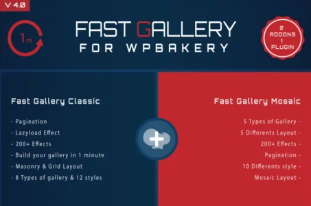 Fast Gallery for WPBakery Wordpress Plugin