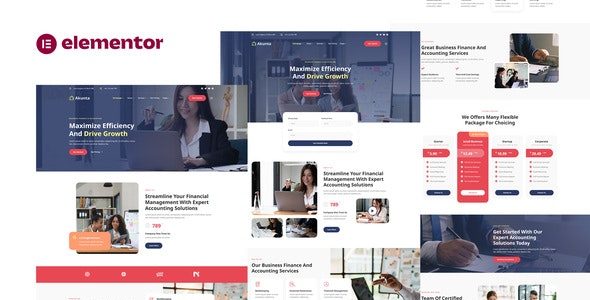 Akunta Elementor Template Kit Free Download