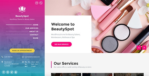 BeautySpot WordPress Theme Free Download With GPL Version 