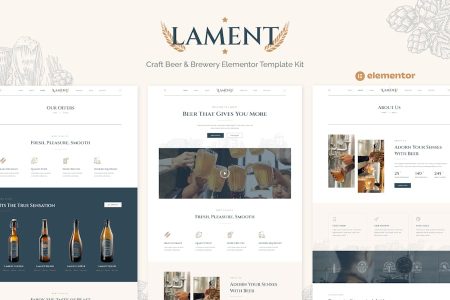 Lament Elementor Template Kit Free Download