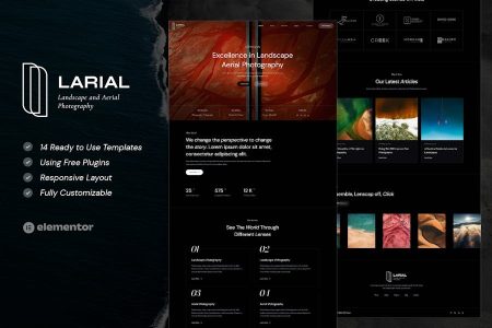 Larial Elementor Template Kit Free Download