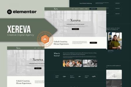 Xereva Elementor Template Kit Free Download