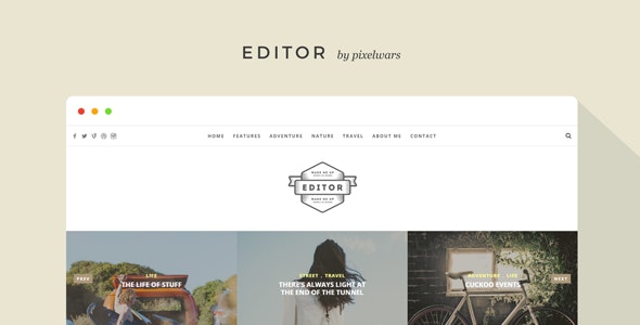 Editor WordPress Theme Free Download