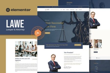 LAWE Elementor Template Kit Free Download
