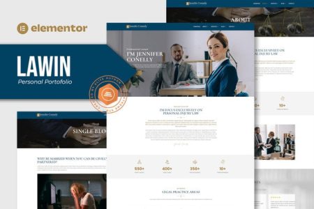 Lawin Elementor Template Kits Free Download