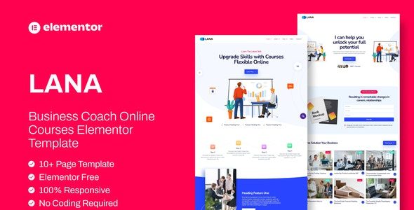 Lana Elementor Template Kit Free Download