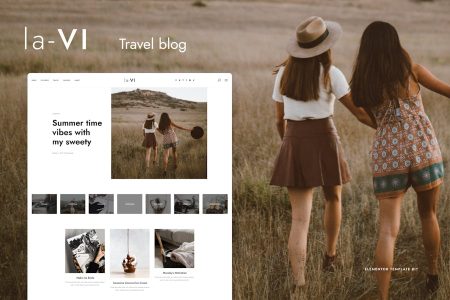 laVi Elementor Template Kit Free Download