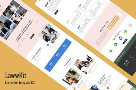 Lawwkit Elementor Template Kit Free Download