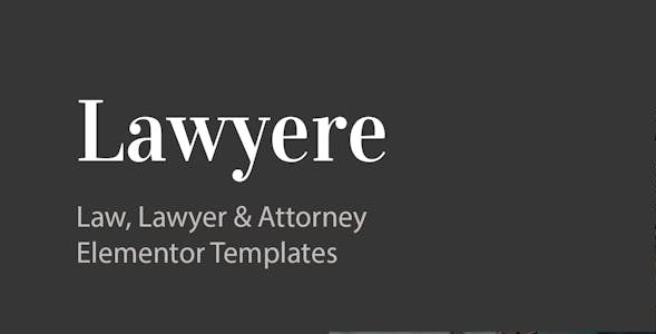 Lawyere Elementor Template Kit Free Download