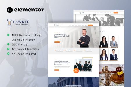 Lawkit Elementor Template Kit Free Download
