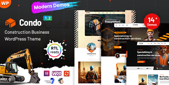 Condo - Construction & Building WordPress Theme