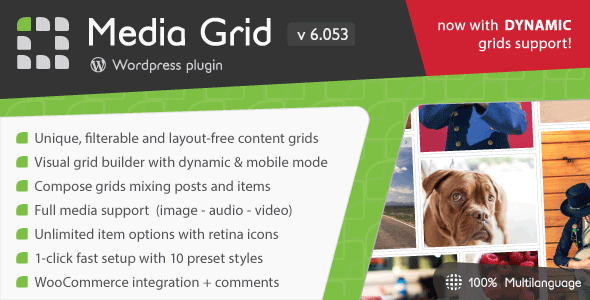 Media Grid - WordPress Responsive Portfolio Free Download With GPL version