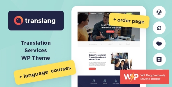 Translang WordPress Theme Free Download With GPL Version