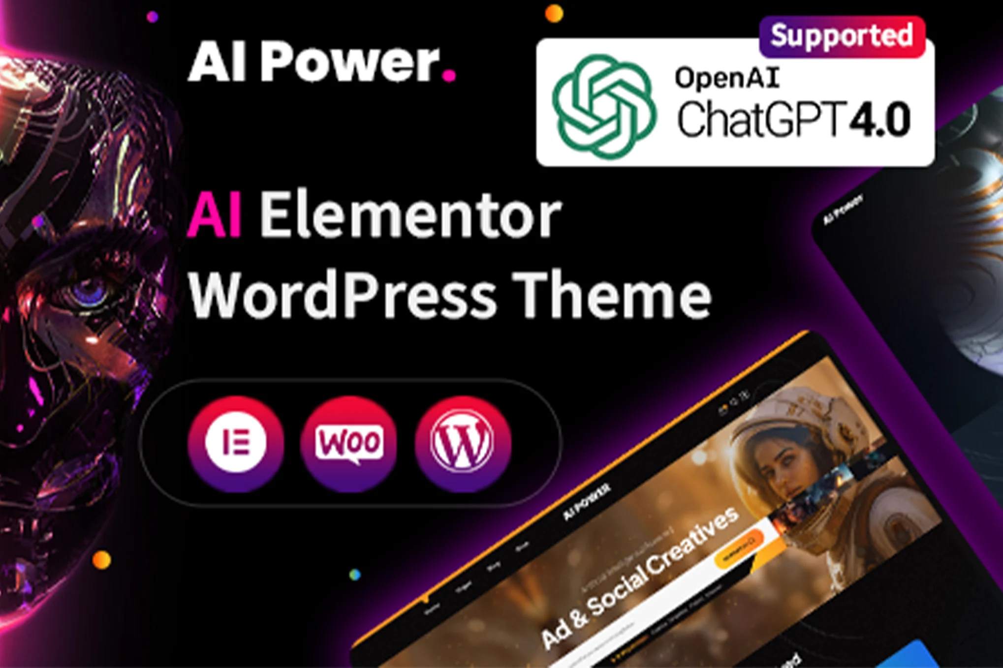 AI Power - AI WordPress Theme