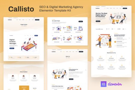 Callisto Elementor Template Kit Free Download
