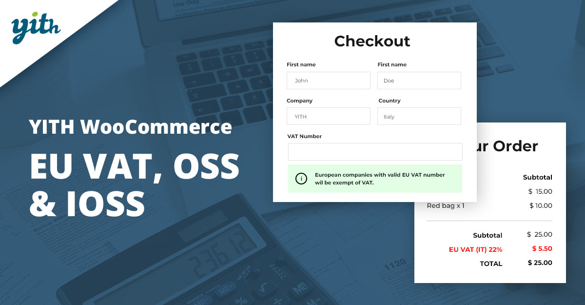 YITH WooCommerce EU VAT, OSS & IOSS Free Download GPL Version